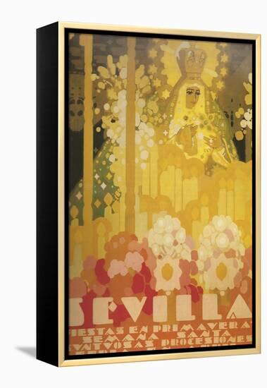 Sevilla Amarillo-null-Framed Premier Image Canvas