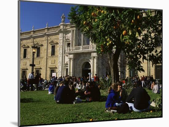 Sevilla University, Built in the 1750s as the State Tobacco Factory, Seville, Andalucia, Spain-Duncan Maxwell-Mounted Photographic Print