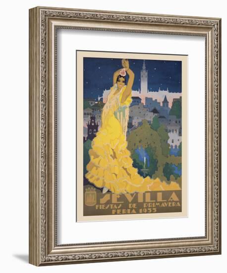 Sevilla-Vintage Posters-Framed Giclee Print