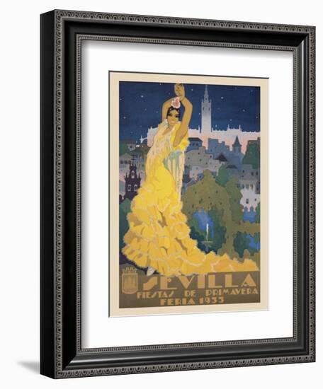 Sevilla-Vintage Posters-Framed Giclee Print