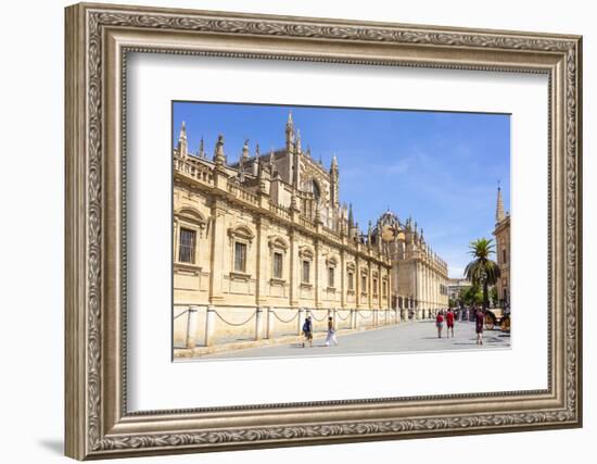 Seville Cathedral of Saint Mary of the See, Calle Fray Ceferino Gonzalez, Seville, Spain-Neale Clark-Framed Photographic Print