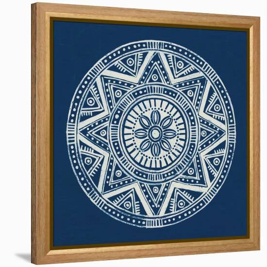 Seville I Dark Blue FB-Kathrine Lovell-Framed Stretched Canvas