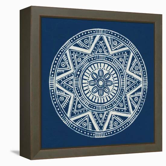 Seville I Dark Blue FB-Kathrine Lovell-Framed Stretched Canvas