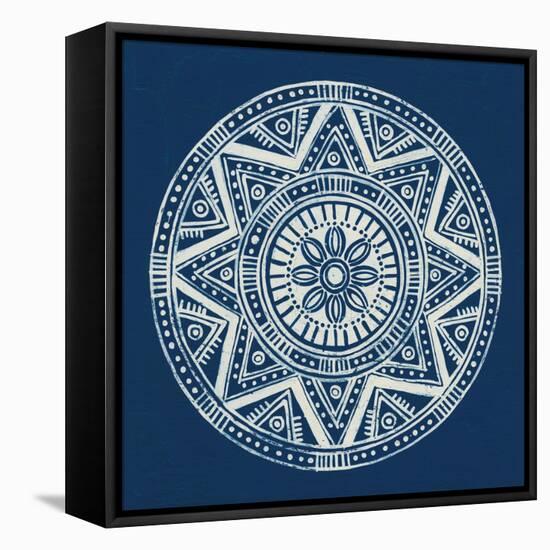 Seville I Dark Blue FB-Kathrine Lovell-Framed Stretched Canvas