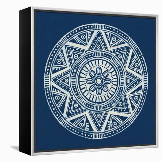 Seville I Dark Blue FB-Kathrine Lovell-Framed Stretched Canvas