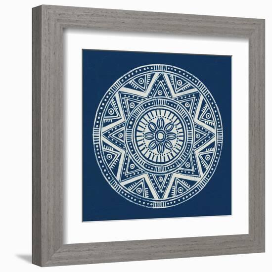 Seville I Dark Blue FB-Kathrine Lovell-Framed Art Print