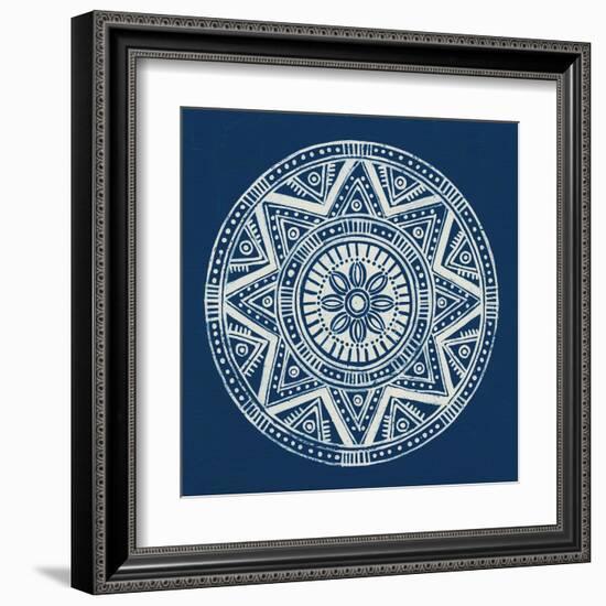 Seville I Dark Blue FB-Kathrine Lovell-Framed Art Print