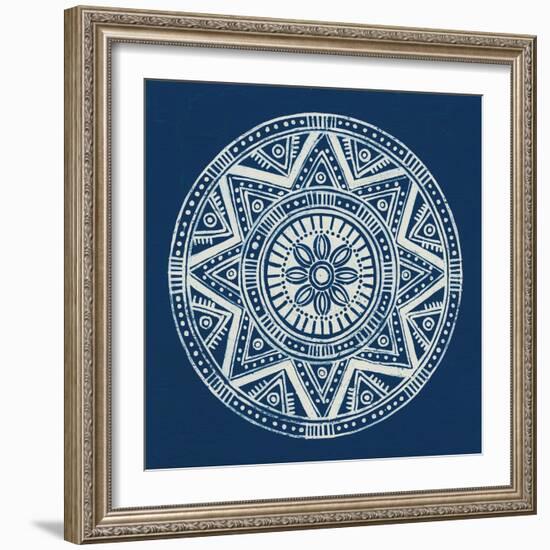 Seville I Dark Blue FB-Kathrine Lovell-Framed Art Print