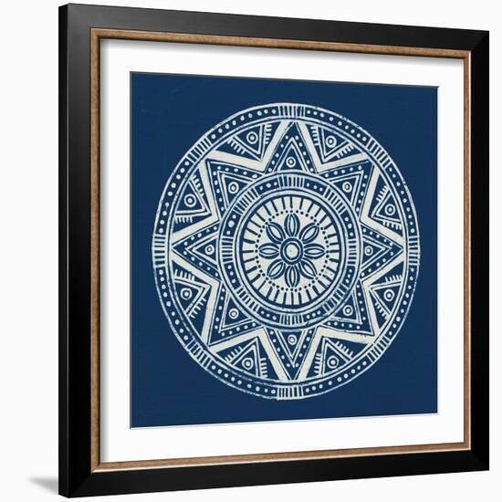 Seville I Dark Blue FB-Kathrine Lovell-Framed Art Print