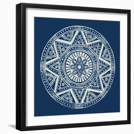 Seville I Dark Blue FB-Kathrine Lovell-Framed Art Print