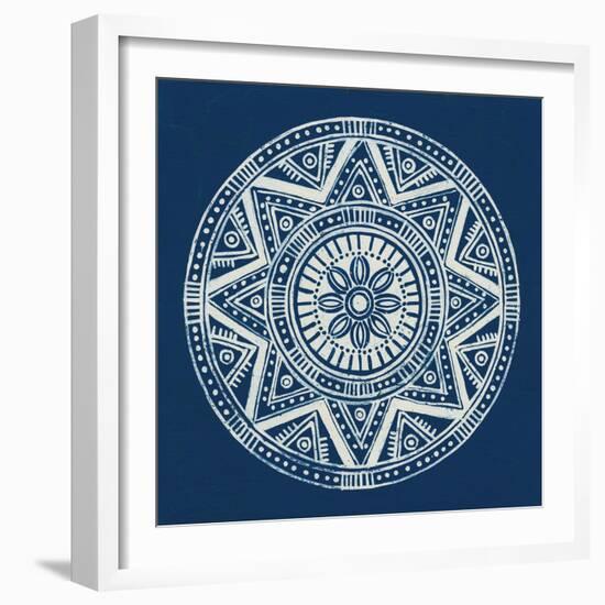 Seville I Dark Blue FB-Kathrine Lovell-Framed Art Print