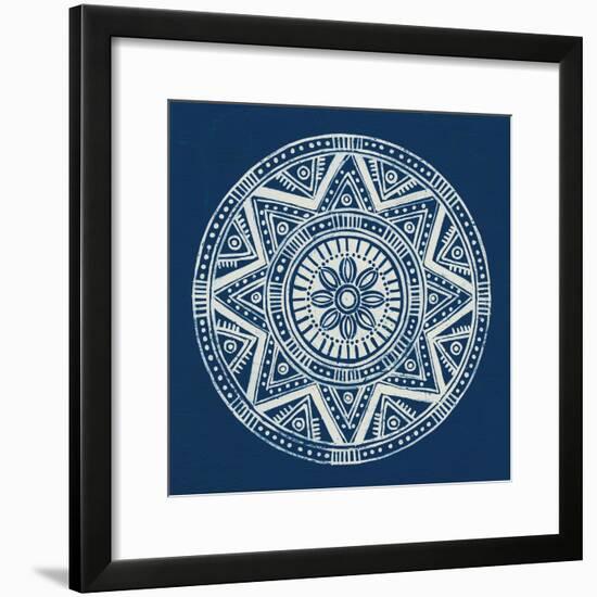 Seville I Dark Blue FB-Kathrine Lovell-Framed Art Print