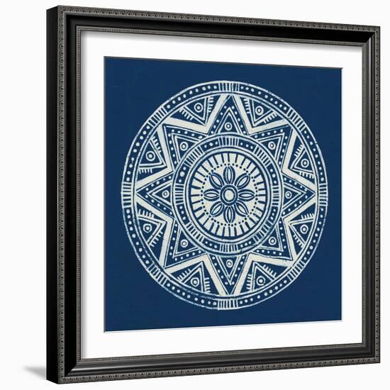 Seville I Dark Blue FB-Kathrine Lovell-Framed Art Print