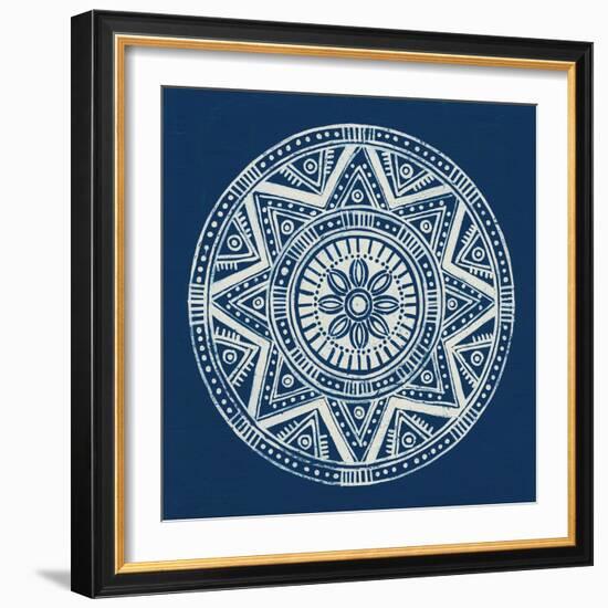 Seville I Dark Blue FB-Kathrine Lovell-Framed Art Print