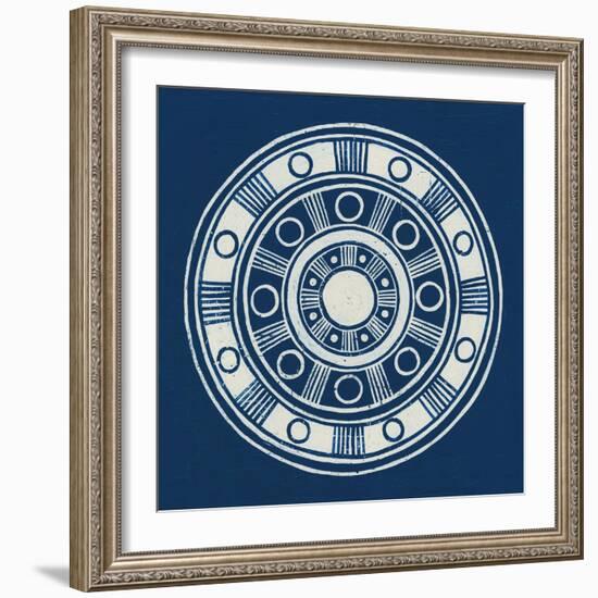 Seville II Dark Blue FB-Kathrine Lovell-Framed Art Print