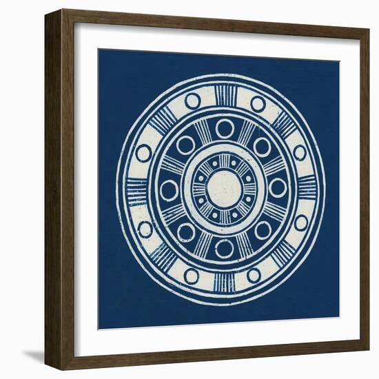 Seville II Dark Blue FB-Kathrine Lovell-Framed Art Print