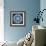 Seville II Dark Blue FB-Kathrine Lovell-Framed Art Print displayed on a wall