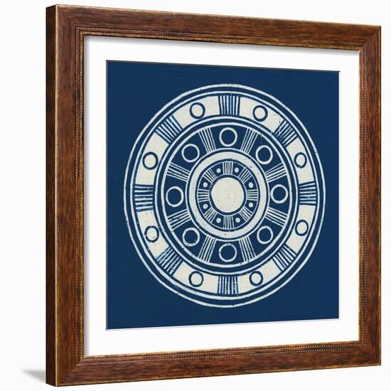 Seville II Dark Blue FB-Kathrine Lovell-Framed Art Print