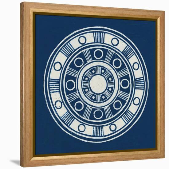 Seville II Dark Blue FB-Kathrine Lovell-Framed Stretched Canvas