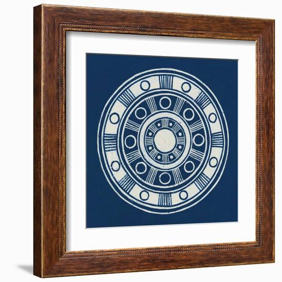 Seville II Dark Blue FB-Kathrine Lovell-Framed Art Print