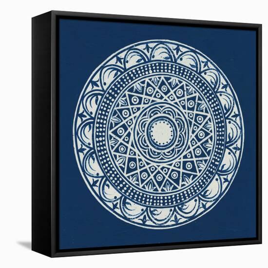 Seville III Dark Blue FB-Kathrine Lovell-Framed Stretched Canvas