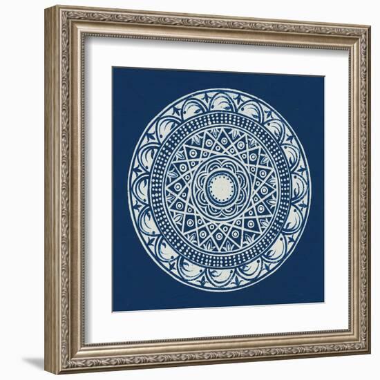 Seville III Dark Blue FB-Kathrine Lovell-Framed Art Print