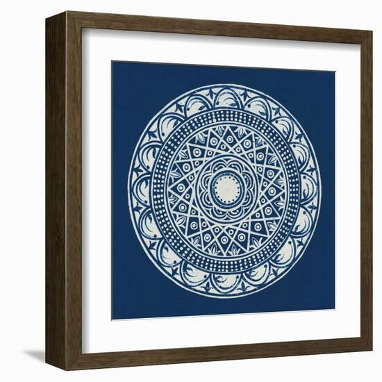 Seville III Dark Blue FB-Kathrine Lovell-Framed Art Print