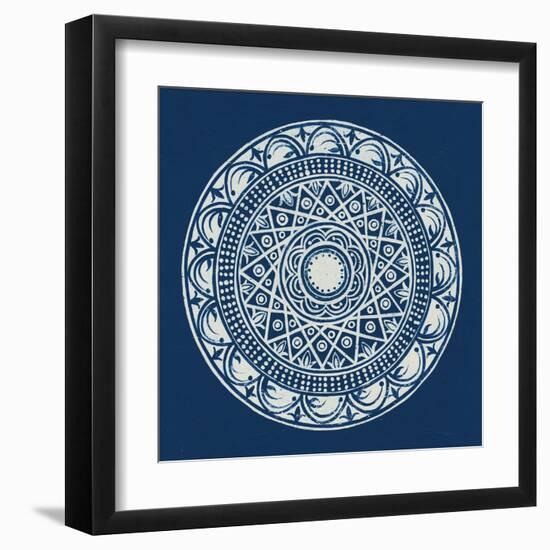 Seville III Dark Blue FB-Kathrine Lovell-Framed Art Print