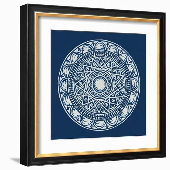 Seville III Dark Blue FB-Kathrine Lovell-Framed Art Print