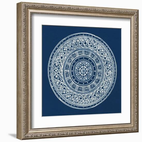 Seville IV Dark Blue FB-Kathrine Lovell-Framed Art Print