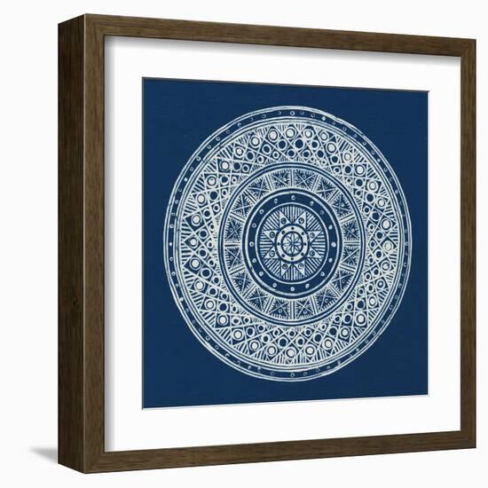 Seville IV Dark Blue FB-Kathrine Lovell-Framed Art Print