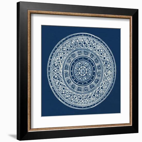 Seville IV Dark Blue FB-Kathrine Lovell-Framed Art Print