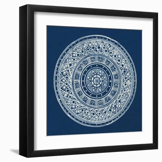 Seville IV Dark Blue FB-Kathrine Lovell-Framed Art Print