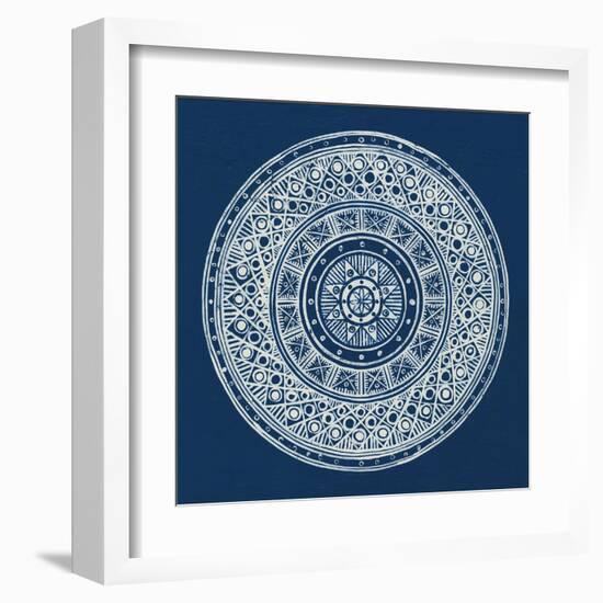 Seville IV Dark Blue FB-Kathrine Lovell-Framed Art Print