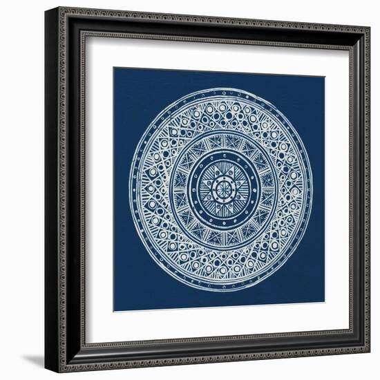 Seville IV Dark Blue FB-Kathrine Lovell-Framed Art Print