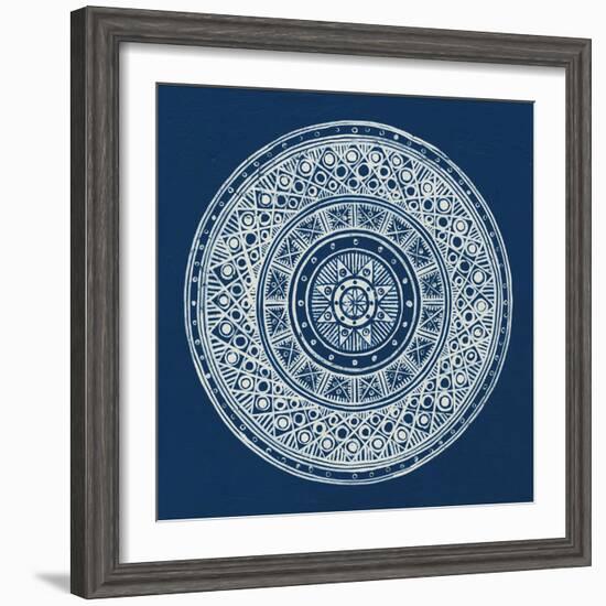 Seville IV Dark Blue FB-Kathrine Lovell-Framed Art Print