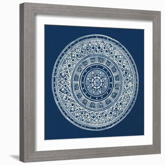 Seville IV Dark Blue FB-Kathrine Lovell-Framed Art Print