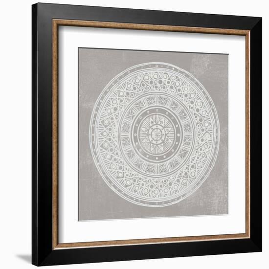 Seville IV FB Greige-Kathrine Lovell-Framed Art Print