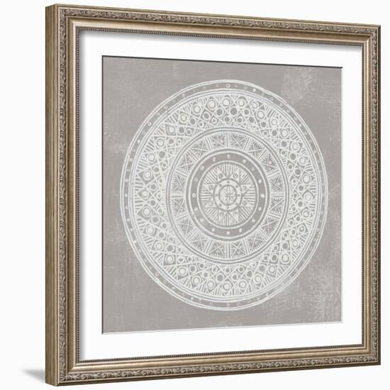 Seville IV FB Greige-Kathrine Lovell-Framed Art Print