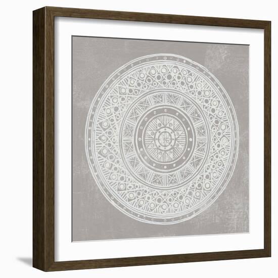 Seville IV FB Greige-Kathrine Lovell-Framed Art Print