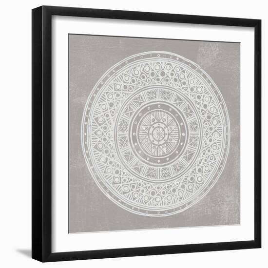 Seville IV FB Greige-Kathrine Lovell-Framed Art Print