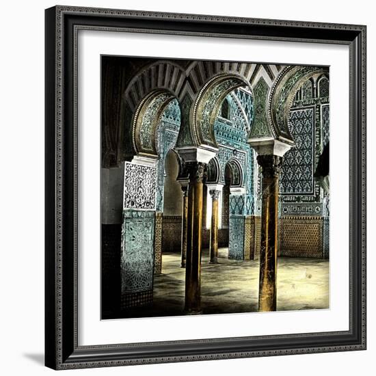 Seville (Spain), the Alcazar, Room of the Ambassadors-Leon, Levy et Fils-Framed Giclee Print