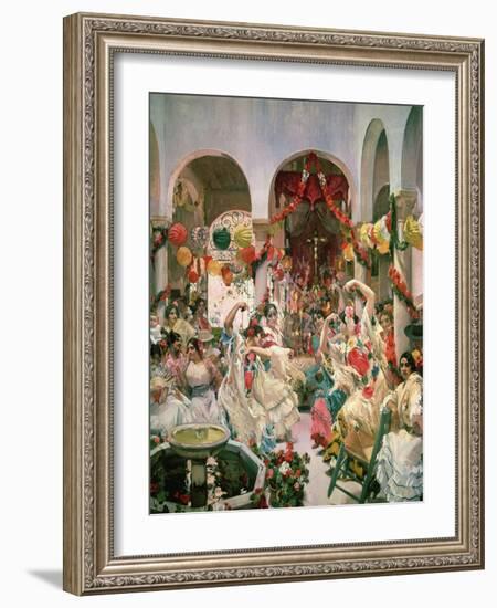 Seville-Joaquín Sorolla y Bastida-Framed Giclee Print