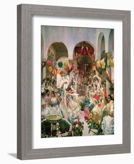 Seville-Joaquín Sorolla y Bastida-Framed Giclee Print