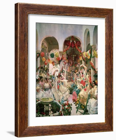 Seville-Joaquín Sorolla y Bastida-Framed Giclee Print