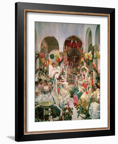 Seville-Joaquín Sorolla y Bastida-Framed Giclee Print