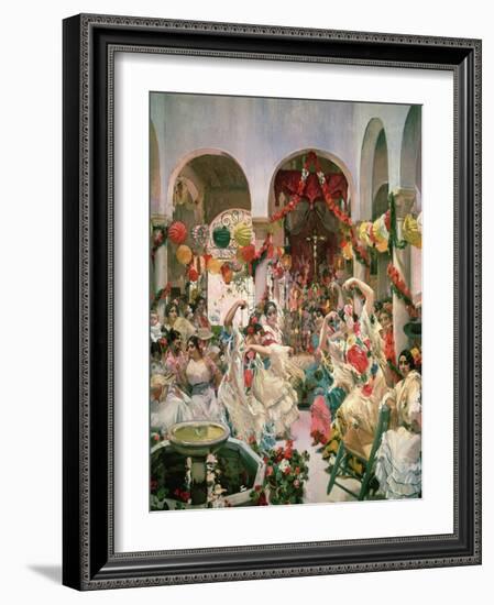 Seville-Joaquín Sorolla y Bastida-Framed Giclee Print