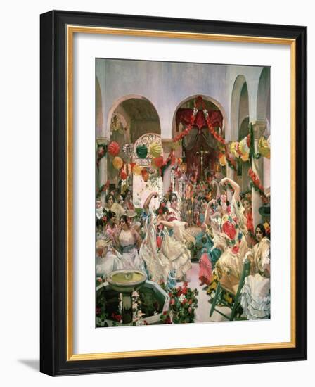 Seville-Joaquín Sorolla y Bastida-Framed Giclee Print