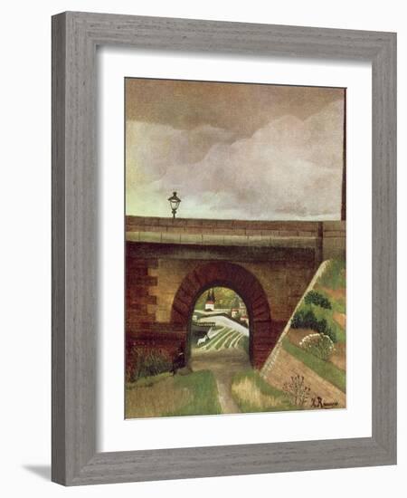 Sevres Bridge-Henri Rousseau-Framed Giclee Print