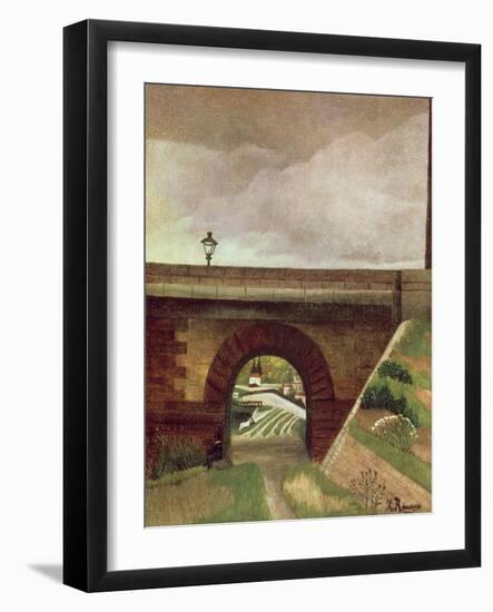 Sevres Bridge-Henri Rousseau-Framed Giclee Print